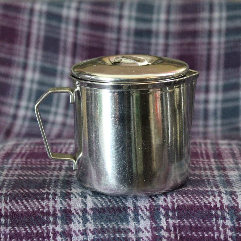 Vintage Polar Ware Stainless Steel Individual Teapot Creamer